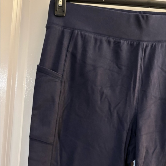 Women's Denim & Co Active Duo Stretch Crop Leggings Sz Large - Picture 5 of 8